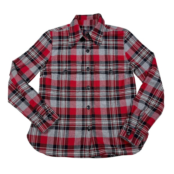 Pendleton Heritage Plaid Boyfriend Flannel Shirt Long Sleeve Gorpcore outdoor M - Picture 2 of 7